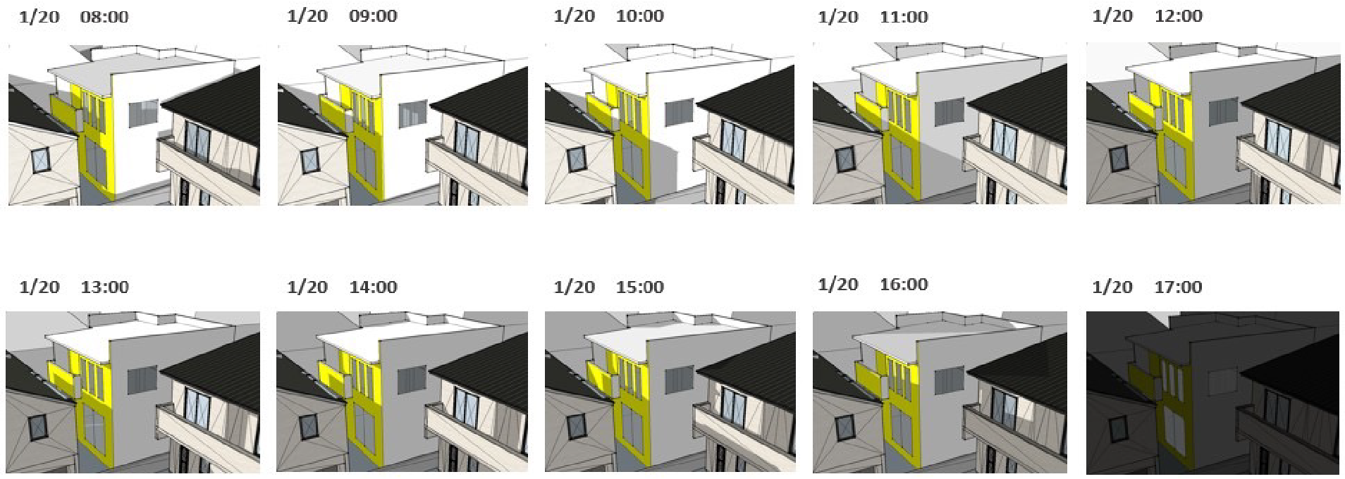 建築実例のシミュレーション