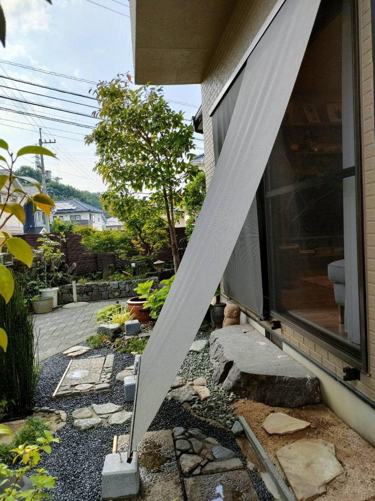 外付けシェードで夏を快適に！