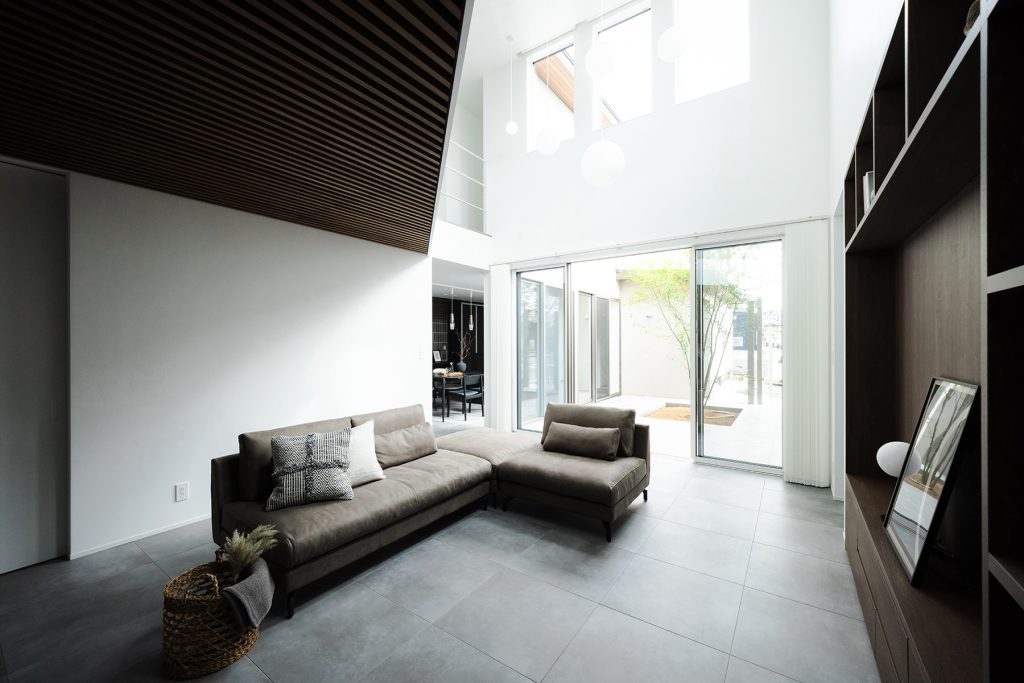 画像：中庭のあるホテルライクな住まい