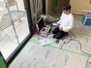 Y様邸　気密測定を行いました！
