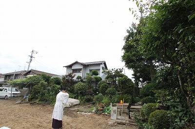 中野邸地鎮祭 026